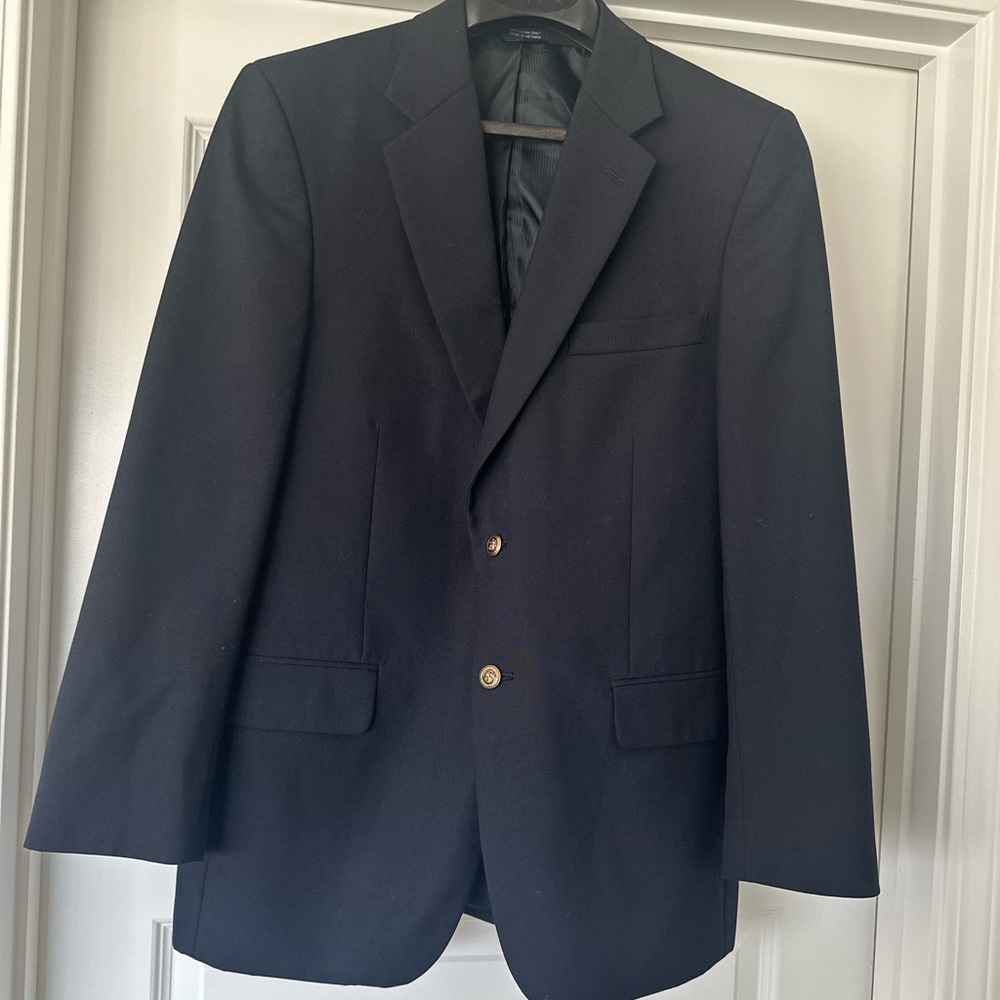 Saddlebred Men's Black Two-Button Suit Jacket